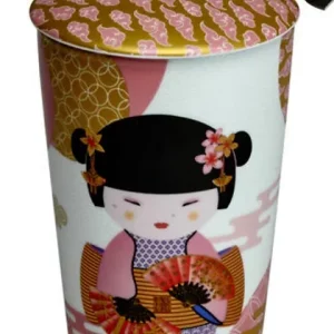Taza geisha, porcelana 0,35 l. teaeve filtro tapa