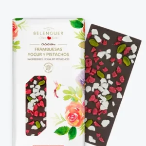 Chocolate Belenguer Frambuesas Yogur y Pistacho