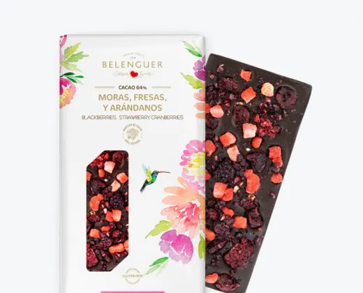 Chocolate Belenguer Mora Fresas y Arandanos